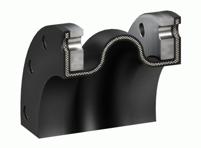 Kompensatory gumowe z kołnierzami nieobrotowymi DN50 - DN3400