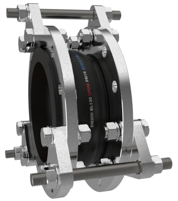 Kompensatory gumowe z kołnierzami obrotowymi KM DN50 - DN1200
