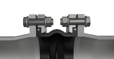Kompensatory gumowe z kołnierzami obrotowymi KM DN50 - DN1200