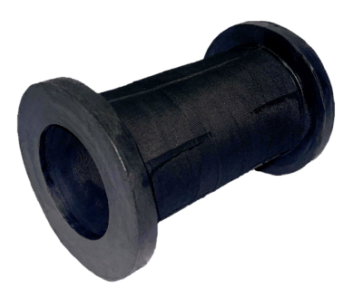 Rubber inserts of pinch valves – not drilled flanges